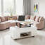 Lift Top Extendable Wheel Coffee Table with Storage