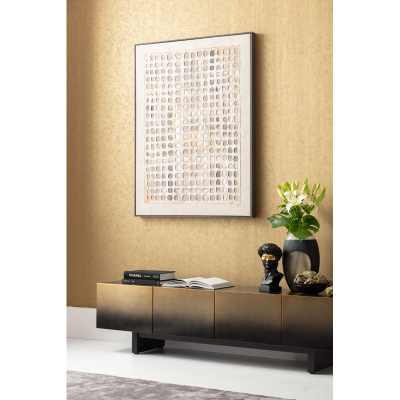 Glitter Curtain Framed Picture