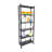 Origami Foldable 6-Shelf Classic Stamped Steel Bookcase-1788964975