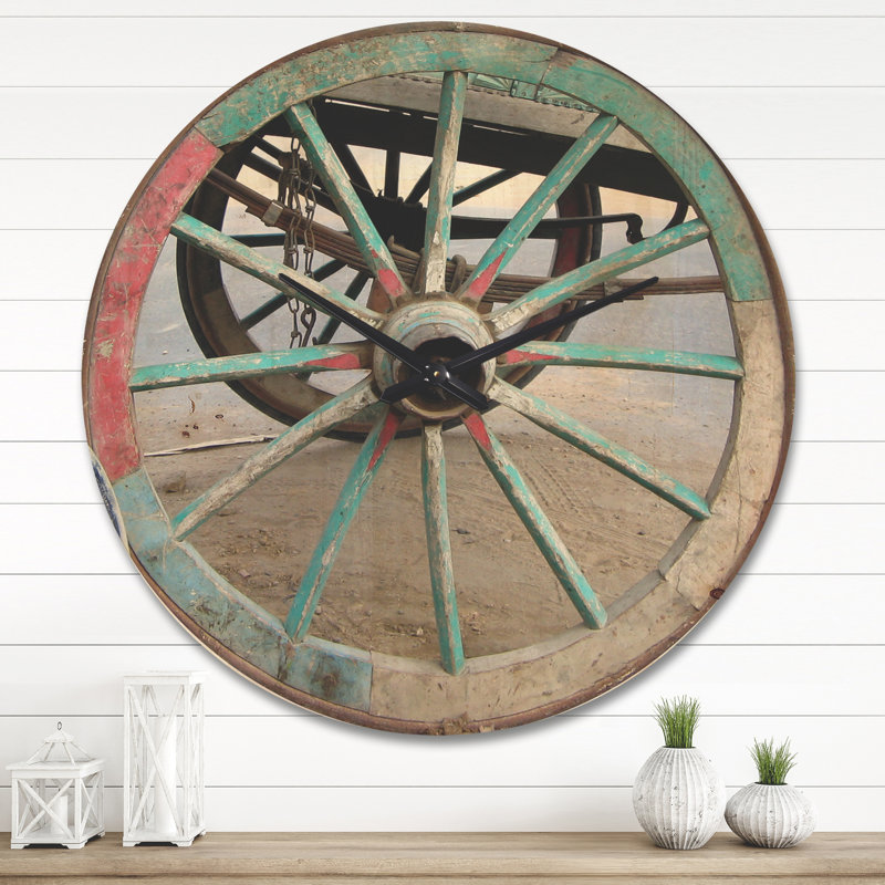 Horloge murale peinte, Grand