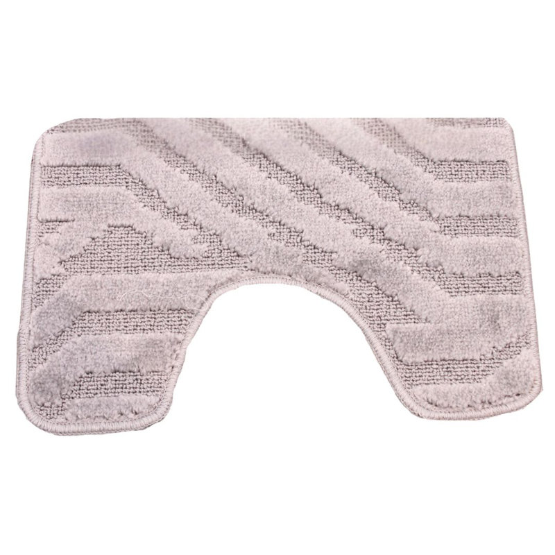 Polypropylene Plastic Bath Mat, Grey