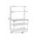 48'' Stainless Steel Standard Baker's Rack with Microwave Compatibility