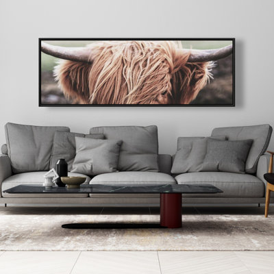 " Desaturated Highland Cow "
