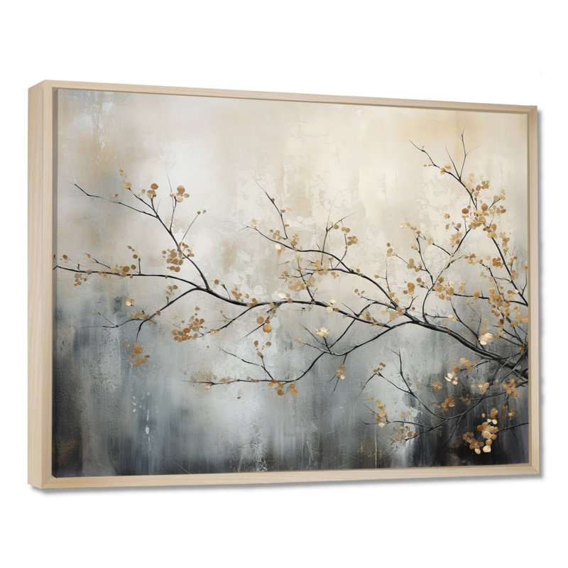 Arbre monochromes éthéré Reverie I - art mural arbre monochrome, impression murale arbre de couleur douce, H 34 po x l 44 po
