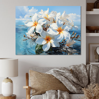 " Golden Plumeria Radiance Flowers II "