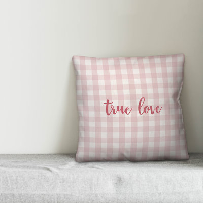 Plaid Throw Pillow