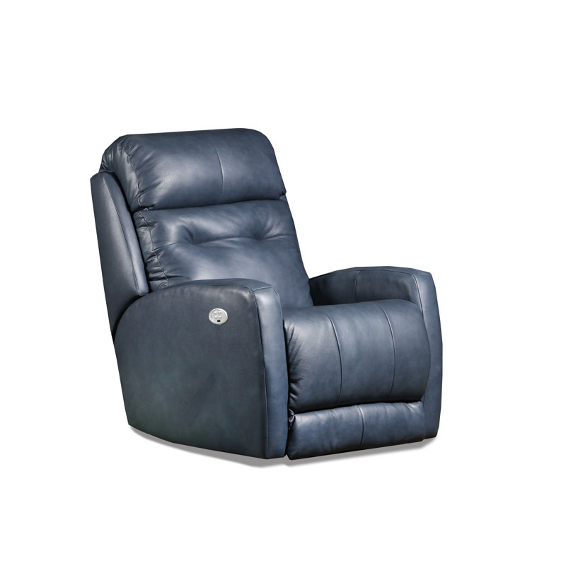Bank Shot Leather Power Headrest zero clearance recliner  Recliner