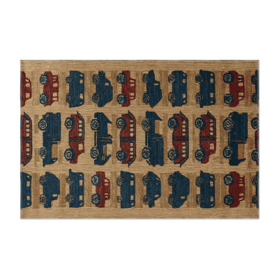 Tapis intérieur et extérieur mauve Transport