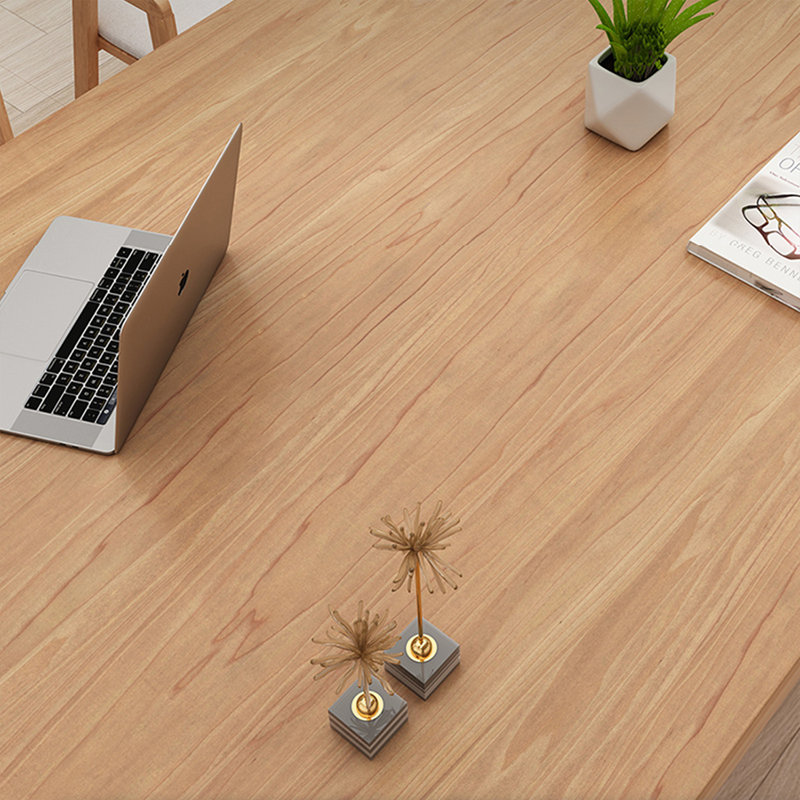 Bureau rectangulaire en bois massif Burlywood, H 29,53 po x l 62,99 po x P 27,56 po 