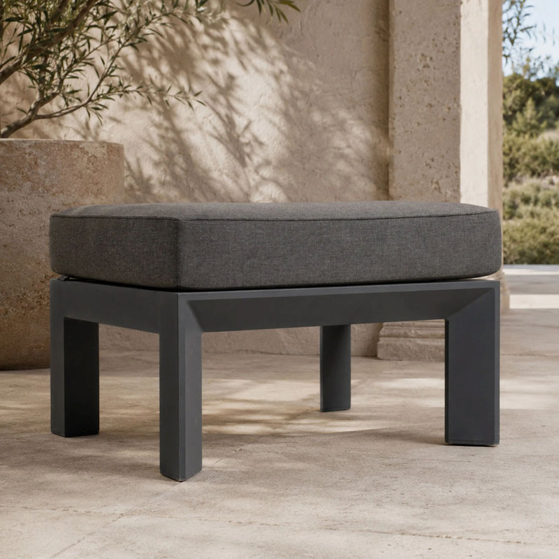 MIMO Modular Aluminium Ottoman with Cushion, 42" H x 65" W x 56" D