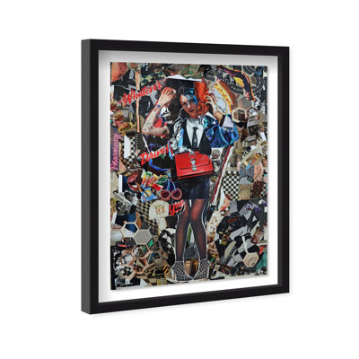 Oliver Gal Katy Hirschfeld - Retro Diner Fashion - Luxury Shadowbox Framed Wall Art