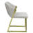 Galdesa Teddy Sherpa Mirrored Dining Chair (Set Of 2)