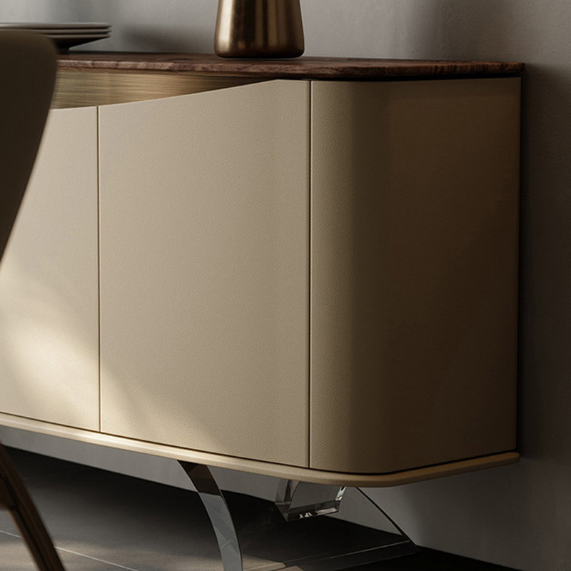 Armoire d'appoint haut de gamme en bois massif