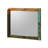 Sixties Solid Wood Asymmetrical Mirror