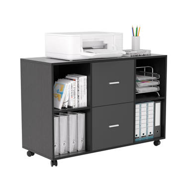 Jakaia 4-Drawer Lateral Filing Cabinet Latitude Run Color: White