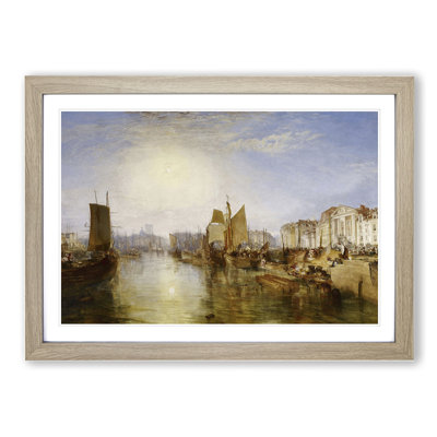 The Harbor of Dieppe by Joseph Mallord William Turner - Picture Frame Painting