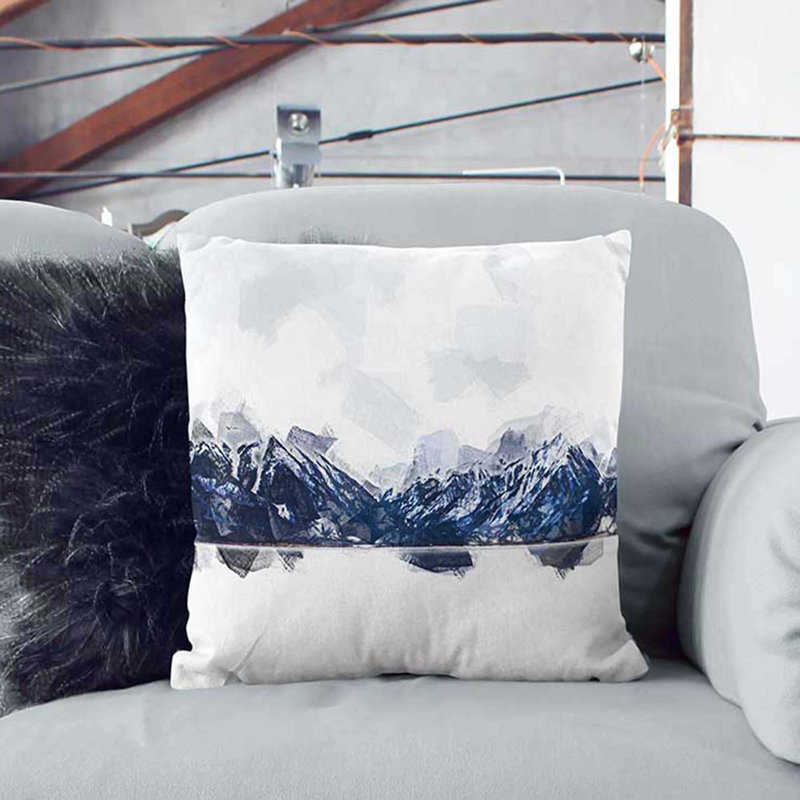 Square Throw Cushion, 55cm H x 55cm W x 20cm D