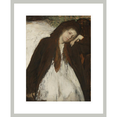 «The Convalescent» par Edgar Degas, impression giclée encadrée
