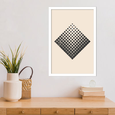 Minimal Halftone Shapes No. 3 Print