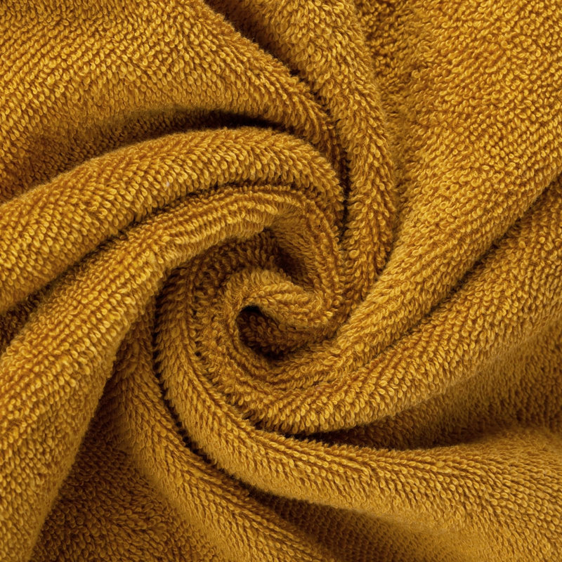 Hulene Midweight Jacquard Hand Towel, Mustard