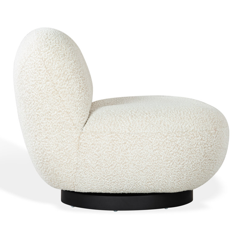 Fauteuil de chambre Portsmouth, Ivoire Boucle