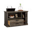 Dossier brun - Rangement polyvalent pour différentes pièces, tablettes réglables, construction légère, quincaillerie noire contemporaine, articles de bureau spacieux, utilisation dans une armoire, tablette
