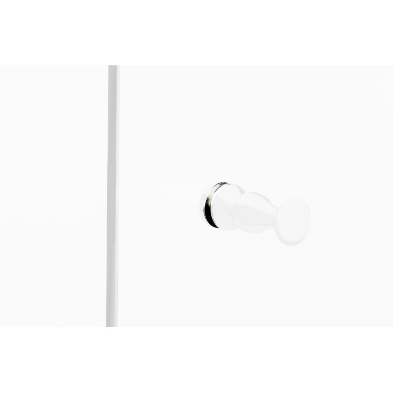 Bouton de porte Brixwell K-COLSM-W, Blanc brillant