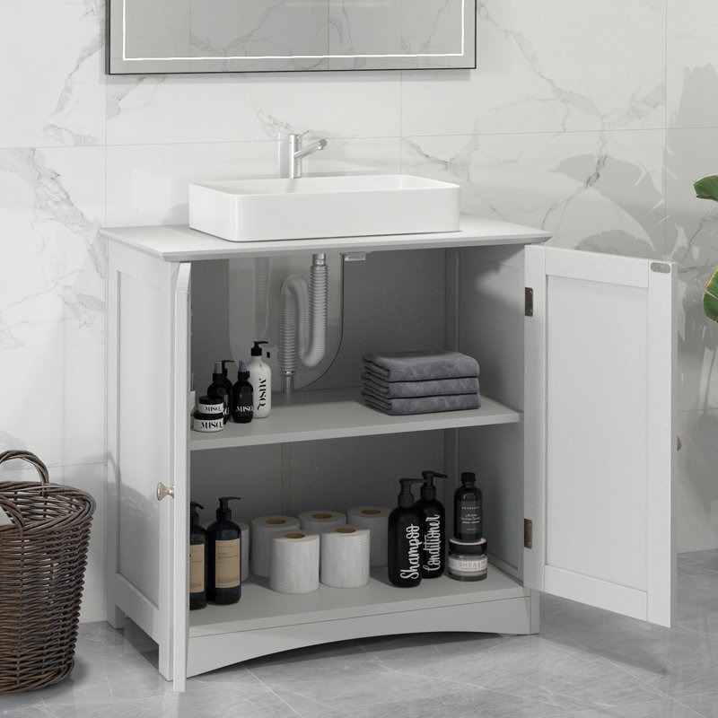 60cm Single Bathroom Vanity Base Only