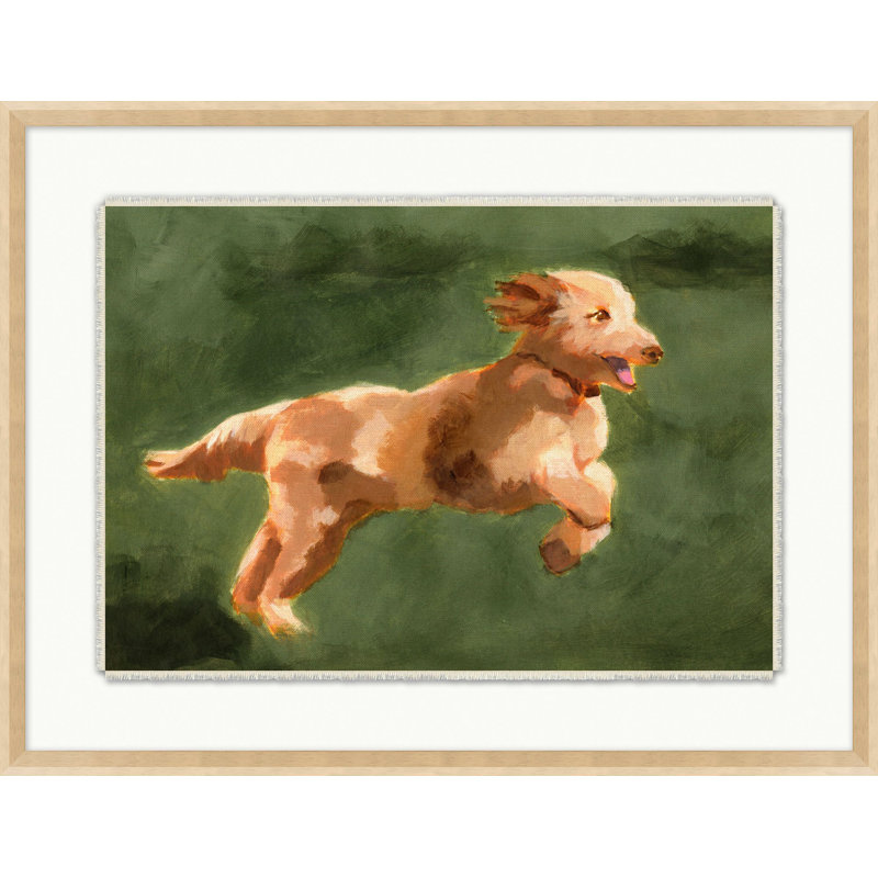 Playful Pups 4 Painting by Nathan Turner