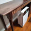 Walnut Narrow Strip Depth 15.74-inch Writing Desk-1910475308