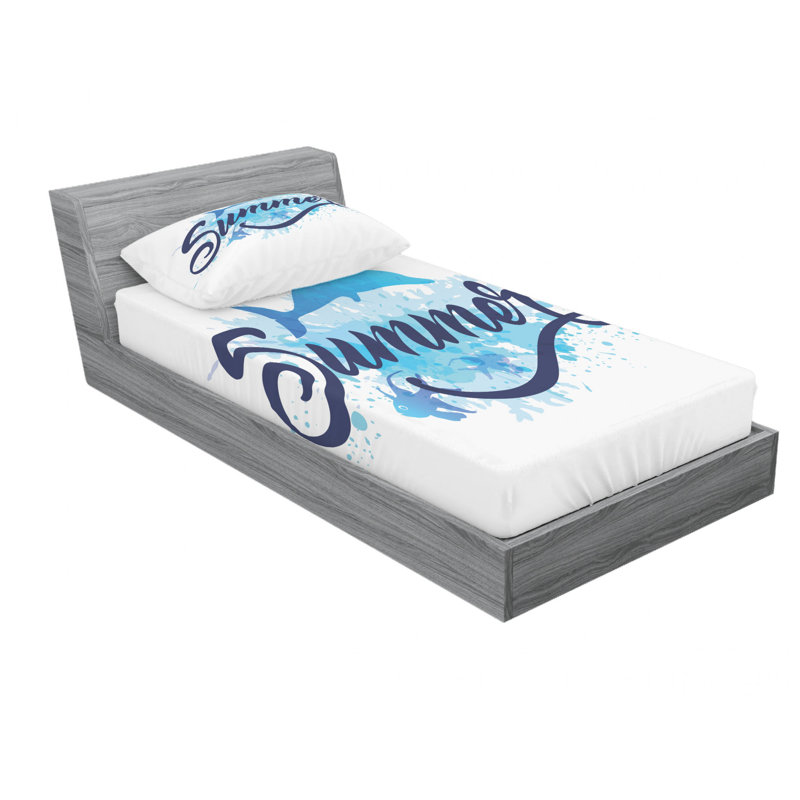 Microfiber Sheet Set, Twin Sheet Set with Fitted Sheet