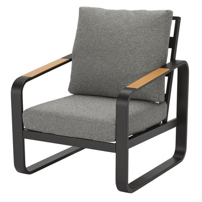 29.9'' Wide Outdoor Single Patio Sofa With Removable Cushions