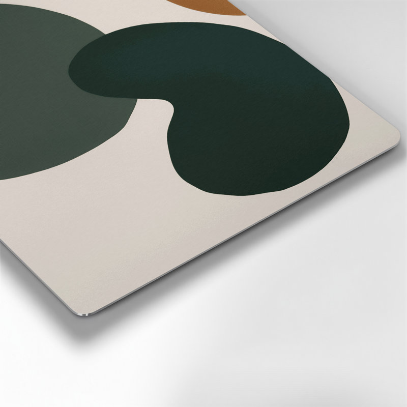 Minimalisme 54, art mural en métal beige, H 12 po x l 12 po