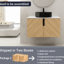 Wall Mounted Single Double With Stone Top