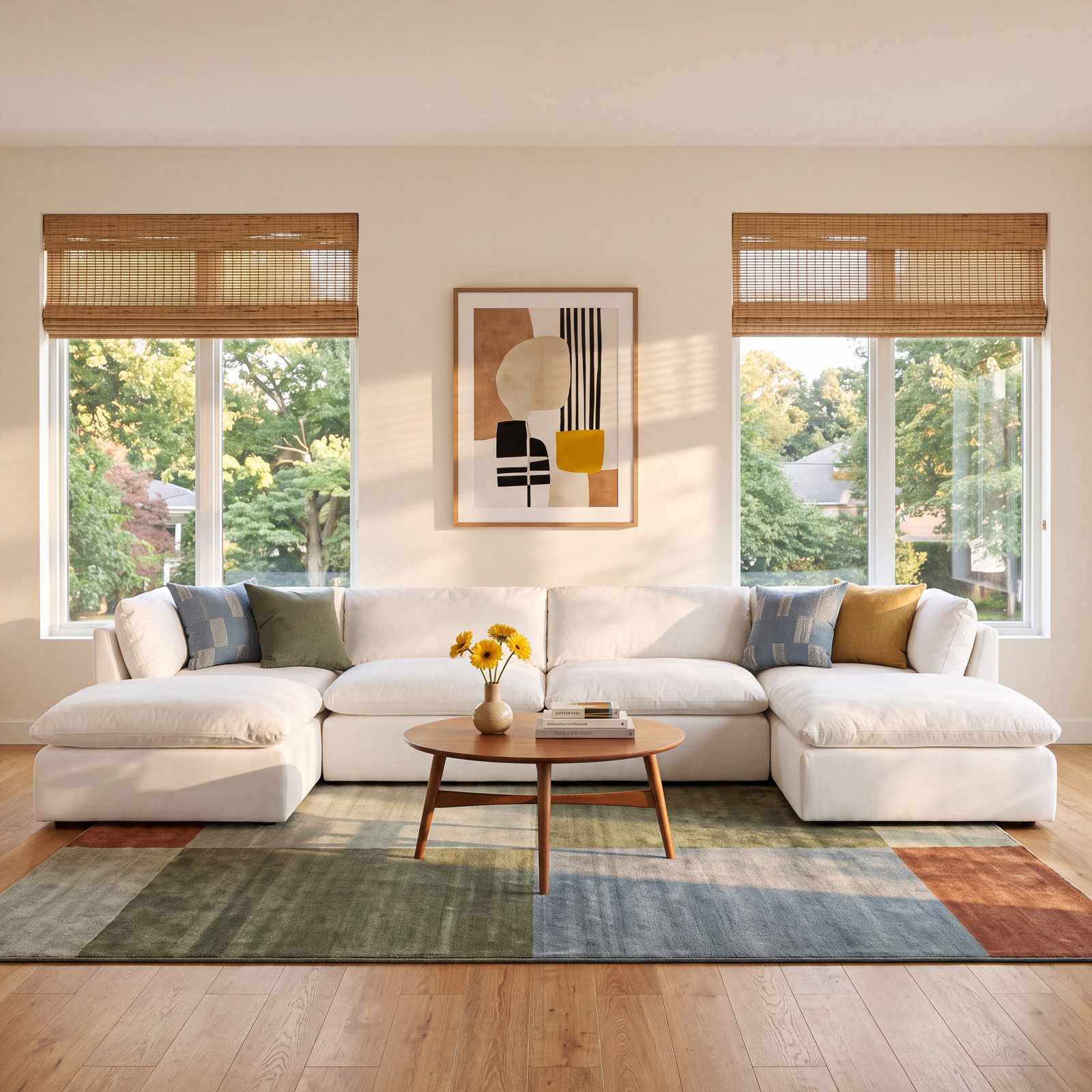 Davos Modular Upholstered Chaise U-Sectional