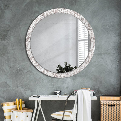 Huldar Glass Flat Wall Mirror