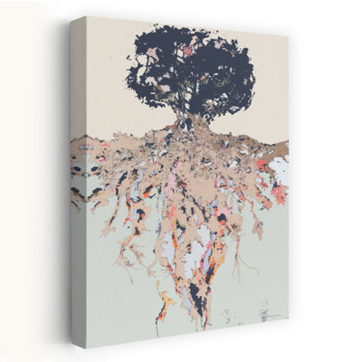 Arbre profond abstrait contemporain, art de la nature