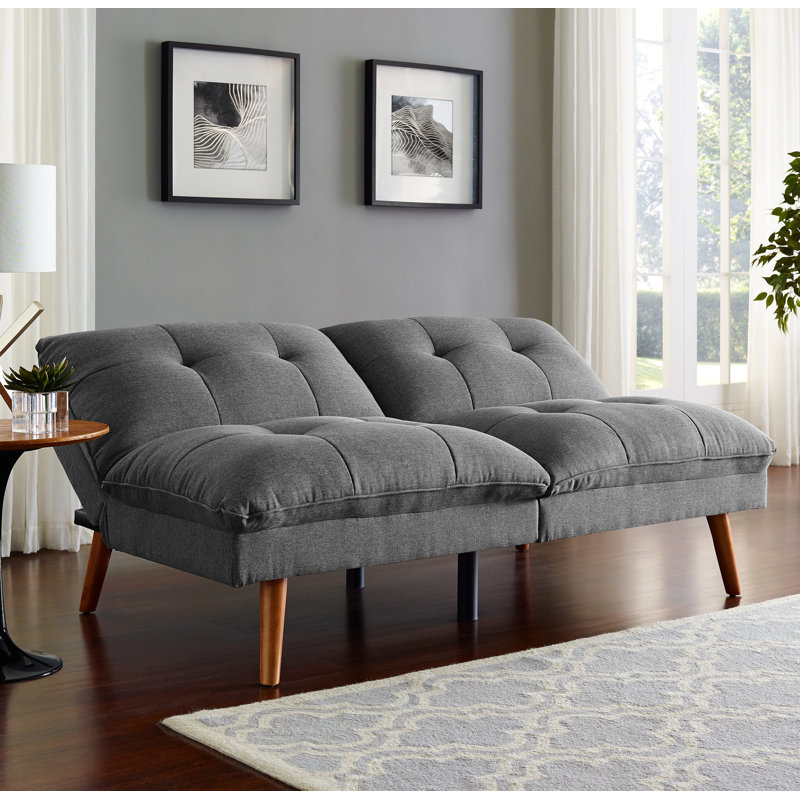 Canapé convertible Carleigh, Gris