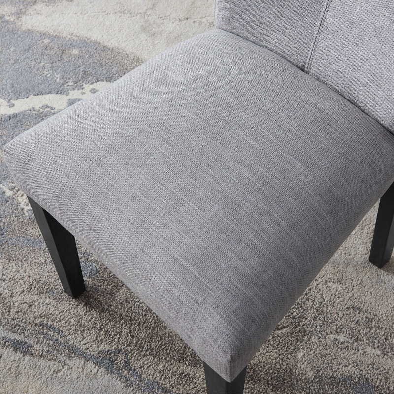 Fitzsimmons Upholstered Dining Chair, Light Grey