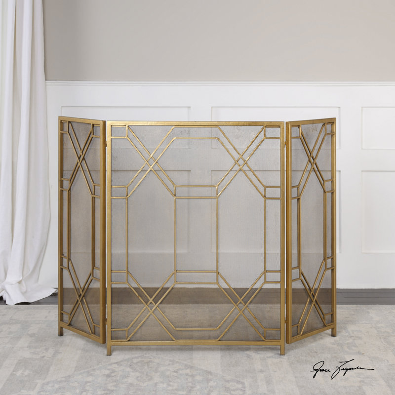 Hadlock Iron Fireplace Screen