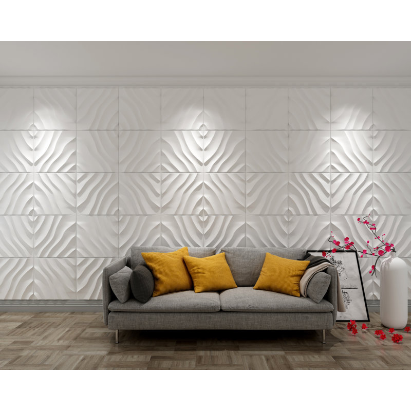 Panneau mural blanc 19,7 po x 19,7 po Falkirk Ross