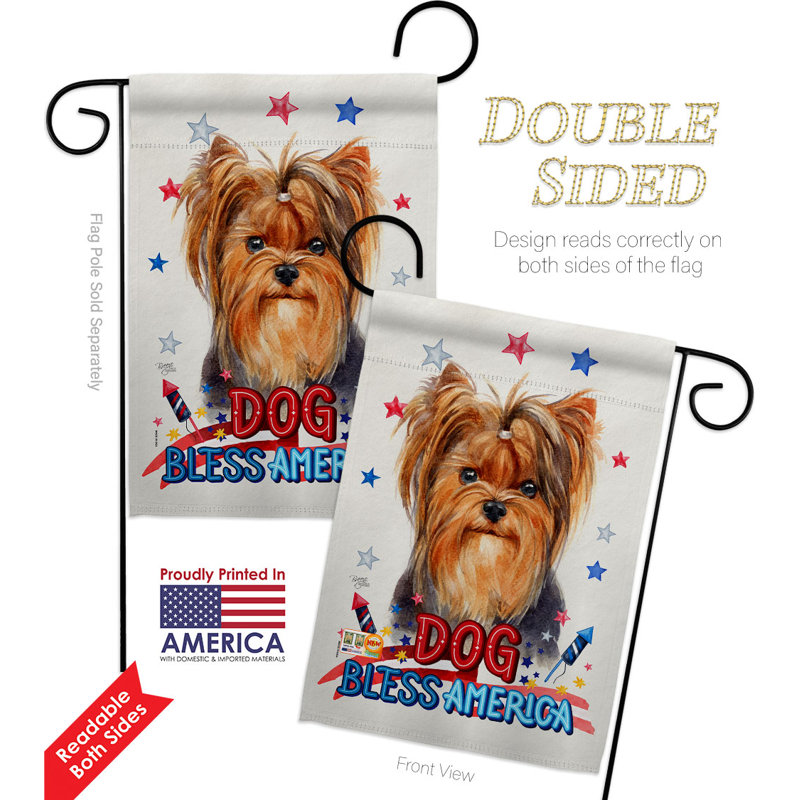 Double Sided Polyester Animal, 18.5" H x 13" W