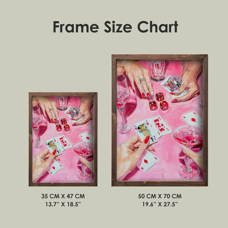 Stunning Decorative Framed MDF Painting, 13.8 x 18.5 x 0.8 inches | 100% MDF with 3 mm Thickness, Elegant Pine Wood Frame | UV Printed Artwork for Home Decor, Perfect for Living Room & Bedroom Accent
