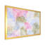 Mauve et bleu, luxe abstrait, fluide VI - peinture sur toile-67325811-67325812