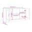 120 Cm Wide Sideboard-1341818688