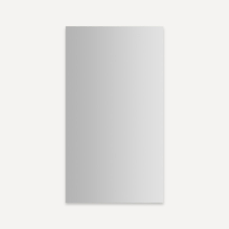 PL Portray Cabinet, 36" H x 19.25" W x 4" D, Polished Edge