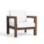 Chaise d'extérieur en bois massif Yulita-897214198