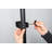 Isak Single Telescopic Clothes Rack Wardrobe Organiser Hanging Rail Adjustable Storage-881338832