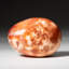 Polished Carnelian Palm Crystal from Brazil-55243148-55243149