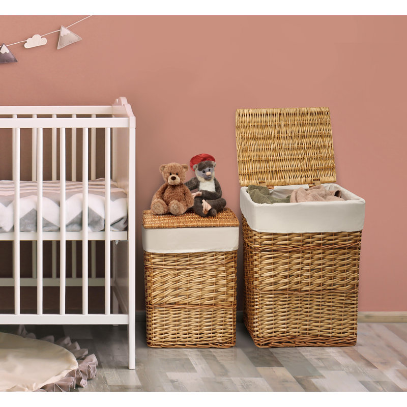 Laundry Set with Handles, Natural